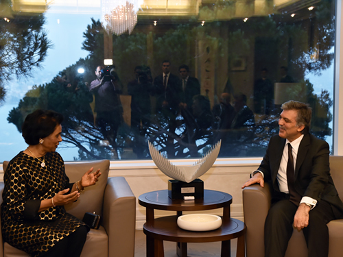 11.Cumhurbaşkanı Abdullah Gül, Kuveyt Emiri Al Sabah’ın Kız Kardeşi Şeyha Fariha Jaber Al Ahmad Al Sabah’ı Kabul Etti